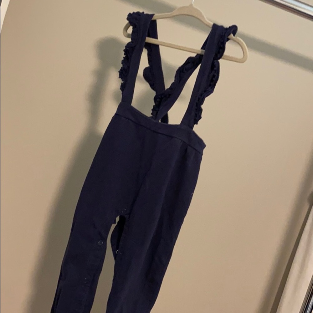 Cotton On jumpsuit with ruffled suspenders 18-24
